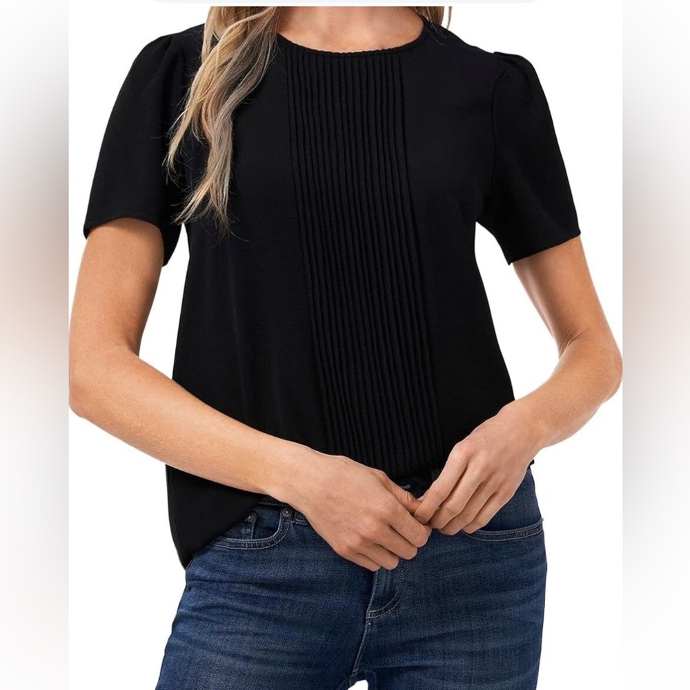 NWT Women’s CeCe Blouse XS. Black